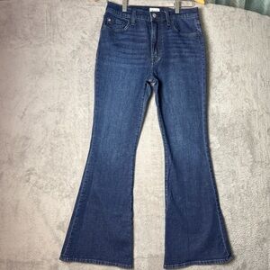 Hudson Heidi Dark Wash Jeans, flare size 28